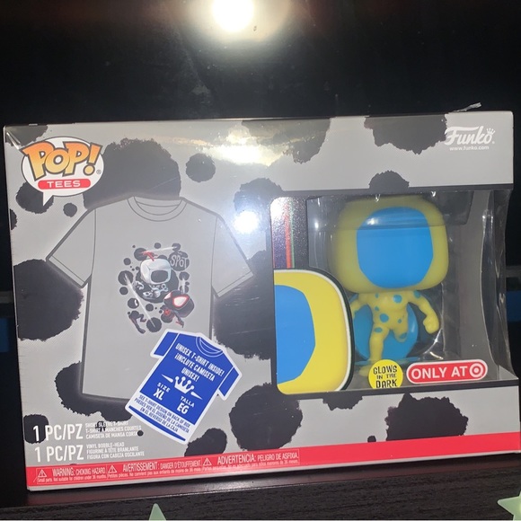 Funko POP!&Tee: Spider-man Across the Spider-Verse - Blacklight - Glow